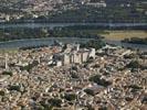 Photos aériennes de Avignon (84000) | Vaucluse, Provence-Alpes-Côte d'Azur, France - Photo réf. T069355 - Le Centre Historique d'Avignon, avec le Palais des papes et le Pont d'Avignon, est class au Patrimoine Mondial de l'UNESCO.