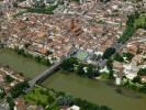Photos aériennes de Villeneuve-sur-Lot (47300) - Le Centre Ville | Lot-et-Garonne, Nouvelle-Aquitaine, France - Photo réf. T069410