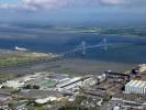 Photos aériennes de Saint-Nazaire (44600) - Le Pont de Saint-Nazaire | Loire-Atlantique, Pays de la Loire, France - Photo réf. T069431