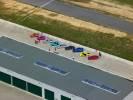 Photos aériennes de "subaru" - Photo réf. T069834 - Des sessions de découverte de la conduite sur circuit sont organisées à bord de voitures sportives à Chenevières en Meurthe-et-Moselle.