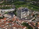 Photos aériennes - Cathédrales et autres lieux de culte - Photo réf. T070193 - Il n'aura fallu pas moins de 3 siècles pour construire la cathédrale Saint-Etienne de Toul (Meurthe-et-Moselle), entre le 13ème et le 15ème siècle.
