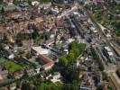 Photos aériennes de Lure (70200) - Le Centre Ville et la gare | Haute-Saône, Franche-Comté, France - Photo réf. T070604