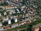 Photos aériennes de Vesoul (70000) - Le Quartier de la Gare | Haute-Saône, Bourgogne-Franche-Comté, France - Photo réf. T070937