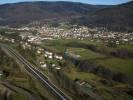 Photos aériennes de "route" - Photo réf. T071009 - Quelques jours avant l'inauguration d'une nouvelle route à Rupt-sur-Moselle (Vosges).