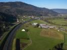 Photos aériennes de "route" - Photo réf. T071030 - Quelques jours avant l'inauguration d'une nouvelle route à Rupt-sur-Moselle (Vosges).