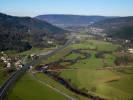 Photos aériennes de "route" - Photo réf. T071033 - Quelques jours avant l'inauguration d'une nouvelle route  Rupt-sur-Moselle (Vosges).