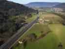Photos aériennes de "route" - Photo réf. T071038 - Quelques jours avant l'inauguration d'une nouvelle route à Rupt-sur-Moselle (Vosges).