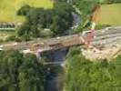 Photos aériennes de "pont" - Photo réf. T099234 - Fr : Le chantier d'un agrandissement de pont à Filago, Italie. It : Il cantiere di un ingrandimento di ponte a Filago, Italia.