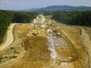 Photos aériennes de Moncley (25170) - Le linéaire du tronçon A | Doubs, Franche-Comté, France - Photo réf. RR03665 - Le Chantier de la LGV Rhin-Rhne