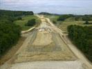 Photos aériennes de "chantier" - Photo réf. RR03990 - Le Chantier de la LGV Rhin-Rhne