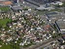 Photos aériennes de Montbéliard (25200) - Les Batteries du Parc, le Mont Christ et les usines Peugeot | Doubs, Bourgogne-Franche-Comté, France - Photo réf. T073261