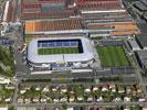 Photos aériennes de "club" - Photo réf. T073269 - Le stade Auguste-Bonal est le stade du Football Club de Sochaux-Montbéliard (Doubs).