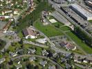 Photos aériennes de Montbéliard (25200) - Les Batteries du Parc, le Mont Christ et les usines Peugeot | Doubs, Bourgogne-Franche-Comté, France - Photo réf. T073272
