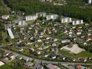 Photos aériennes de Montbéliard (25200) - Les Batteries du Parc, le Mont Christ et les usines Peugeot | Doubs, Bourgogne-Franche-Comté, France - Photo réf. T073276
