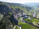 Photos aériennes de La Cluse-et-Mijoux (25300) - Le Château de Joux | Doubs, Franche-Comté, France - Photo réf. T075020