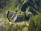 Photos aériennes de La Cluse-et-Mijoux (25300) - Le Château de Joux | Doubs, Franche-Comté, France - Photo réf. T075022