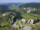 Photos aériennes de La Cluse-et-Mijoux (25300) - Le Château de Joux | Doubs, Franche-Comté, France - Photo réf. T075023