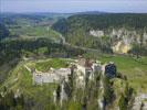 Photos aériennes de La Cluse-et-Mijoux (25300) - Le Château de Joux | Doubs, Franche-Comté, France - Photo réf. T075024