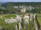 Photos aériennes de La Cluse-et-Mijoux (25300) - Le Château de Joux | Doubs, Franche-Comté, France - Photo réf. T075025