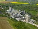 Photos aériennes de "usine" - Photo réf. T077850 - Une cimenterie à Xeuilley en Meurthe-et-Moselle.