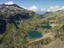 Photos aériennes de "montagne" - Photo réf. T084225 - Le col des Sept Laux en Isère.