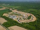 Photos aériennes de "travaux" - Photo réf. T084279 - Le nouveau tracé 2008 du circuit automobile de Chenevières en Meurthe-et-Moselle après travaux.