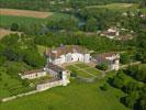 Photos aériennes de "chateau" - Photo réf. T084549 - Le Chteau de Moncley (Doubs) fut construit en 1778.