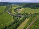 Photos aériennes de "travaux" - Photo réf. T084719 - Le Viaduc de Waville (Meurthe-et-Moselle) de type Pont en Arc fut achevé en 1932 après 2 années de travaux.