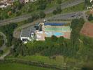 Photos aériennes de "piscine" - Photo réf. T084767 - Le complexe aquatique de Freyming-Merlebach en Moselle.
