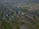 Photos aériennes de "moselle" - Photo réf. T088458 - Une importante usine sidérurgique à Gandrange (Moselle).