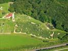 Photos aériennes de "bois" - Photo réf. T099677 - La Ferme Aventure située dans les Vosges propose des parcours ludiques et pédagogiques dans différents labyrinthes de maïs, bois, pierre et céréales.