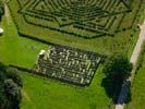 Photos aériennes de "ferme" - Photo réf. T099681 - La Ferme Aventure située dans les Vosges propose des parcours ludiques et pédagogiques dans différents labyrinthes de maïs, bois, pierre et céréales.