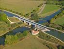 Photos aériennes de "canal" - Photo réf. T100585 - Le Pont-Canal de Troussey passe au-dessus de la Meuse.
