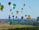 Photos aériennes de Chambley-Bussières (54890) - Lorraine Mondial Air Ballons 2009 | Meurthe-et-Moselle, Lorraine, France - Photo réf. U091678 - Dimanche 26-07-2009 : Vol du Record du Monde de Dcollage en Ligne : 329 Montgolfires.