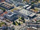 Photos aériennes de "mairie" - Photo réf. U092628 - L'Hôtel de Ville et la Bibliothèque