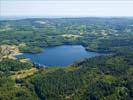 Photos aériennes de "étang" - Photo réf. U092844 - Le Barrage Mazeaud et l'étang Pierre Millier
