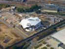 Photos aériennes de "centre" - Photo réf. U099513 - L'état d'avancement du chantier du Centre Pompidou de Metz le 15/10/2009