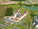 Photos aériennes de Magny-le-Hongre (77700) - Autre vue | Seine-et-Marne, Ile-de-France, France - Photo réf. U099623 - Le Thomas Cook's Explorers Hotel est un des hôtels partenaires du parc Eurodisney.