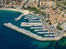 Photos aériennes de "d'azur" - Photo réf. U099927 - Le port de plaisance de Sainte-Maxime dans le Var.