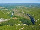Photos aériennes de "gorge" - Photo réf. U100002 - Les Gorges du Chassezac, un endroit idéal pour se retrouver au milieu de la nature.