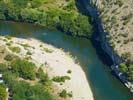 Photos aériennes de "canoë" - Photo réf. U100004 - Les Gorges du Chassezac, un endroit idéal pour se retrouver au milieu de la nature.