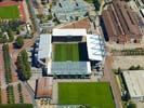 Photos aériennes de "foot" - Photo réf. U100036 - Le Stade Geoffroy-Guichard peut accueillir 35616 spectateurs assis.