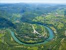 Photos aériennes de Bolozon (01450) | Ain, Rhône-Alpes, France - Photo réf. U100098 - L'Ain fait ici une boucle plutt surprenante.