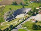 Photos aériennes de Grand (88350) | Vosges, Lorraine, France - Photo réf. U100156 - L'amphithtre de Grand fut construit au 1er sicle et pouvait accueillir  l'poque jusqu' 17 000 spectateurs.