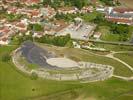 Photos aériennes de Grand (88350) | Vosges, Lorraine, France - Photo réf. U100158 - L'amphithtre de Grand fut construit au 1er sicle et pouvait accueillir  l'poque jusqu' 17 000 spectateurs.