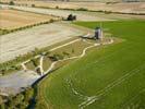 Photos aériennes de "bataille" - Photo réf. U100217 - Le clbre Moulin de Valmy symbolise la victoire franaise sur les Prussiens lors de la bataille de Valmy en 1792.