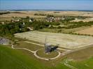 Photos aériennes de "bataille" - Photo réf. U100221 - Le clbre Moulin de Valmy symbolise la victoire franaise sur les Prussiens lors de la bataille de Valmy en 1792.