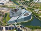 Photos aériennes de "siège" - Photo réf. U100244 - Depuis Décembre 1992, le siège du Parlement Européen est fixé à Strasbourg.