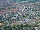 Photos aériennes de Mulhouse (68100) - Autre vue | Haut-Rhin, Alsace, France - Photo réf. U100285 - On peut voir la gare et le Tour de L'Europe.