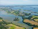 Photos aériennes de "côte" - Photo réf. U100387 - Ce ne sont pas les les qui manquent dans le Golfe du Morbihan.